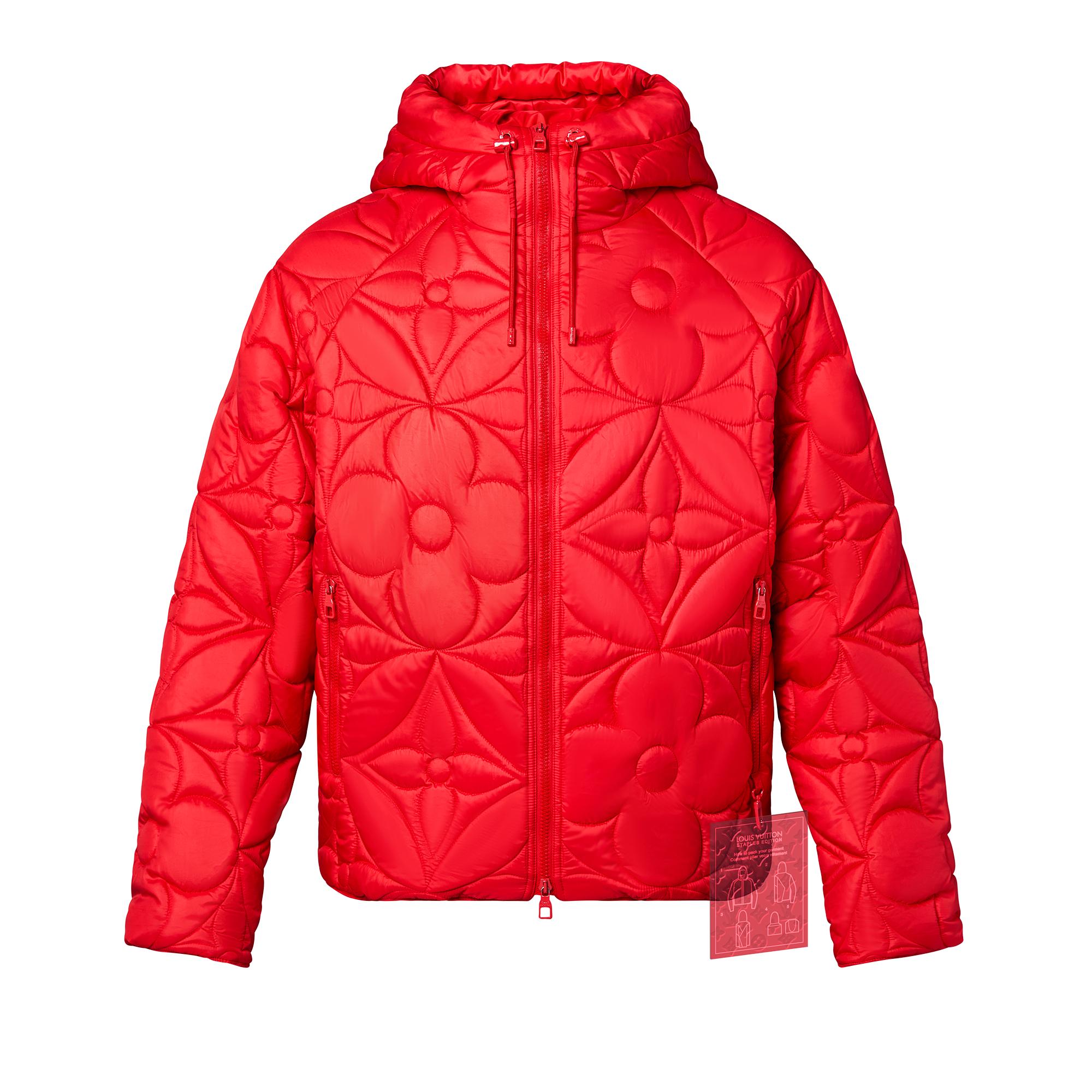 LVSE Flower Quilted Hoodie Jacket - Outerwear and Coats - 1A9FUG 